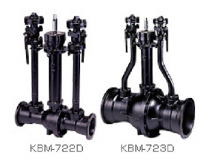 GM II type ductile cast iron ball valve (with dissipation tube)